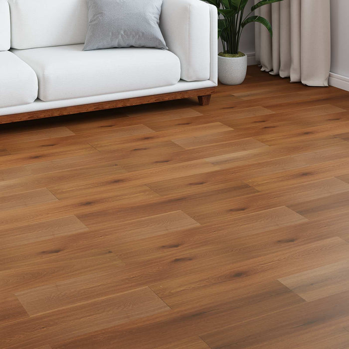 Pardoseală Laminată 5 pcs Galben Auriu 101 x 20 x 0,8 cm WALTI