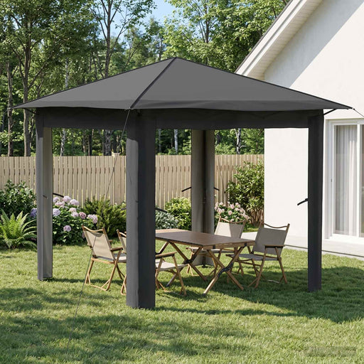 Gazebo fără Pereți Laterali 2,6 x 2,6 m Gri deschis și antracit - WALTI WALTI