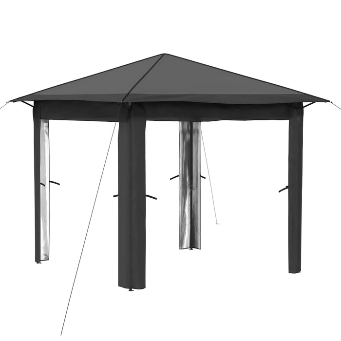 Gazebo fără Pereți Laterali 2,6 x 2,6 m Gri deschis și antracit WALTI