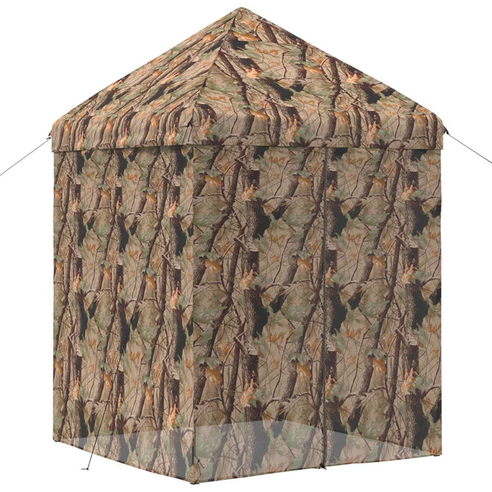 Gară pop-up cu 4 perete laterale 3 x 3 m Camuflaj pădure WALTI