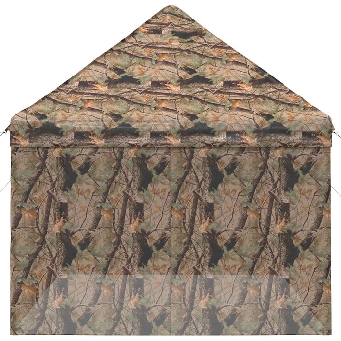 Gară pop-up cu 4 perete laterale 3 x 4,5 m Camuflaj pădure WALTI