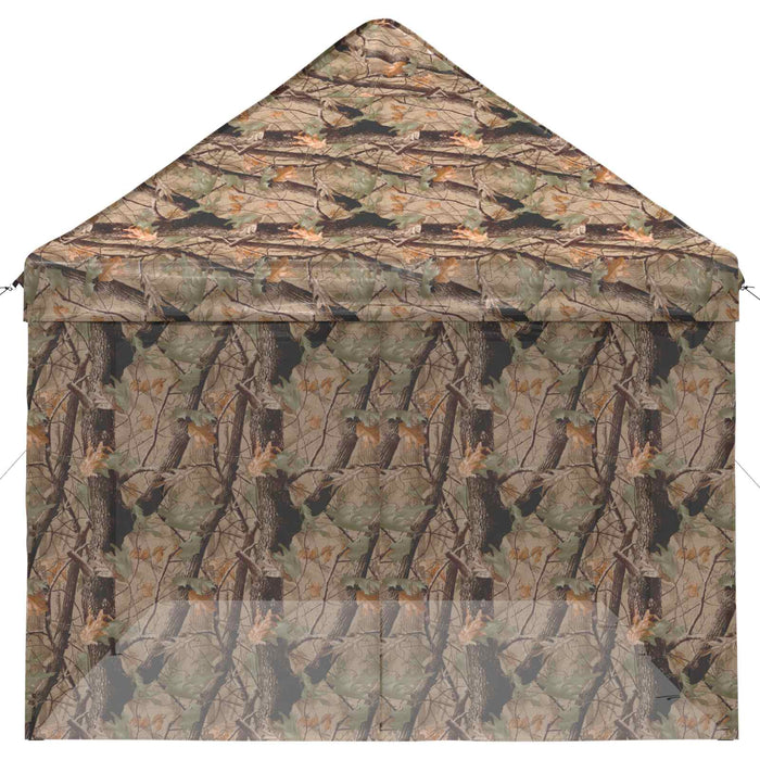 Gară pop-up cu 4 perete laterale 3 x 6 m Camuflaj pădure WALTI
