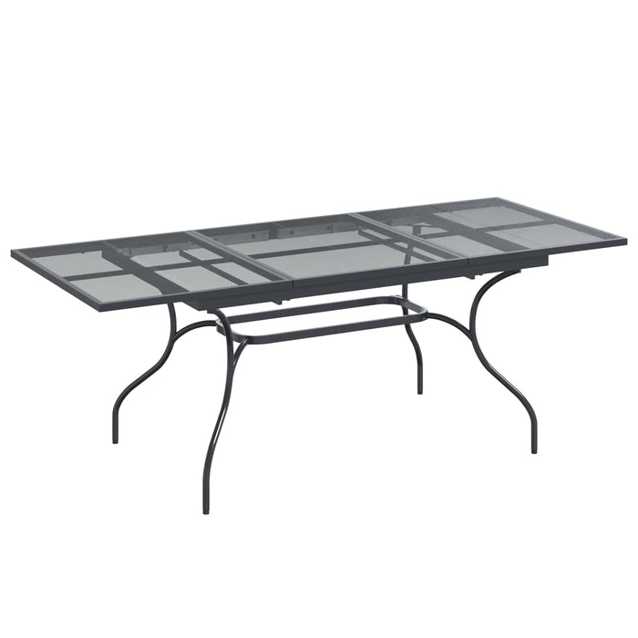 Set de masă pentru grădină 9 pcs Antracit 212 x 90 x 76 cm - WALTI WALTI
