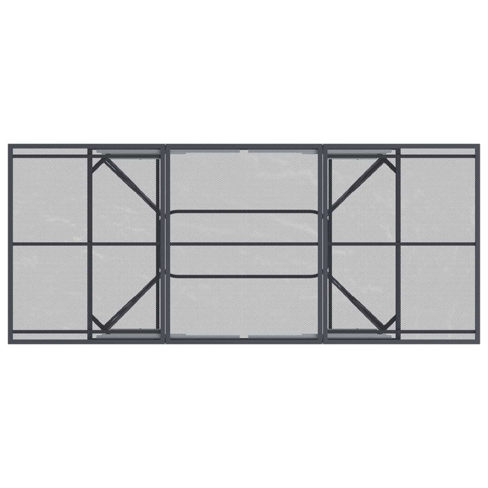 Set de masă pentru grădină 9 pcs Antracit 212 x 90 x 76 cm - WALTI WALTI