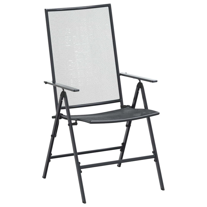 Set de masă pentru grădină 9 pcs Antracit 212 x 90 x 76 cm - WALTI WALTI