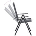 Set de masă pentru grădină 9 pcs Antracit 212 x 90 x 76 cm - WALTI WALTI