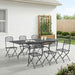 Set de masă pentru grădină 7 pcs Antracit 212 x 90 x 76 cm - WALTI WALTI