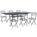 Set de masă pentru grădină 7 pcs Antracit 212 x 90 x 76 cm - WALTI WALTI