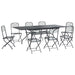 Set de masă pentru grădină 9 pcs Antracit 212 x 90 x 76 cm - WALTI WALTI