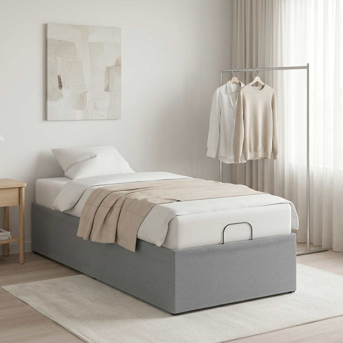 Cadru Electric Ajustabil pentru Pat Gri deschis WALTI