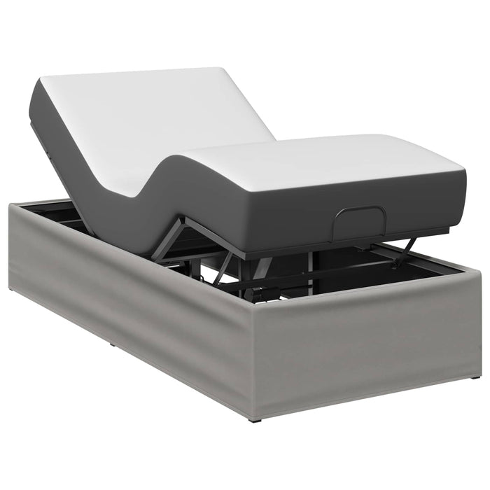 Cadru Electric Ajustabil pentru Pat Gri deschis WALTI