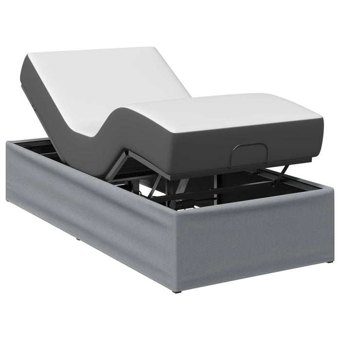 Cadru Electric Ajustabil pentru Pat Gri deschis WALTI