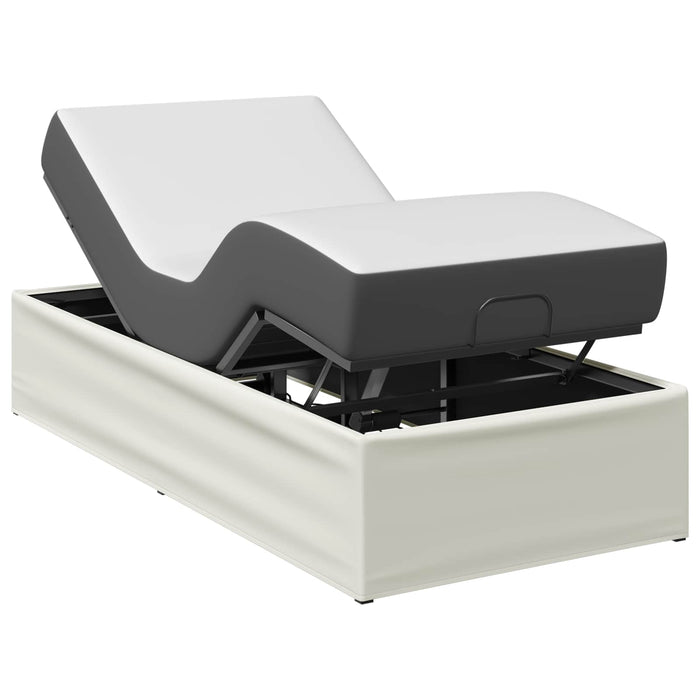 Cadru Electric Ajustabil pentru Pat Alb 200 x 90 x 33,5 cm Oțel WALTI