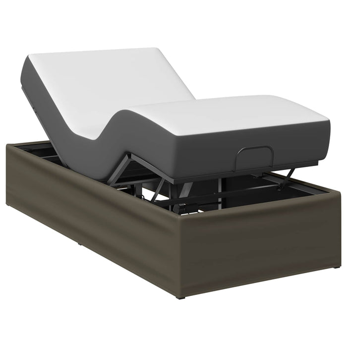 Cadru Electric Ajustabil pentru Pat Gri 200 x 90 x 33,5 cm Oțel WALTI