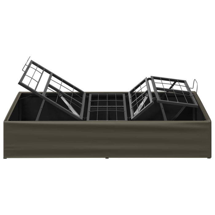 Cadru Electric Ajustabil pentru Pat Gri 200 x 90 x 33,5 cm Oțel WALTI