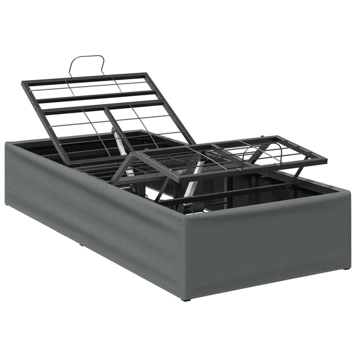 Cadru Electric Ajustabil pentru Pat Gri închis WALTI