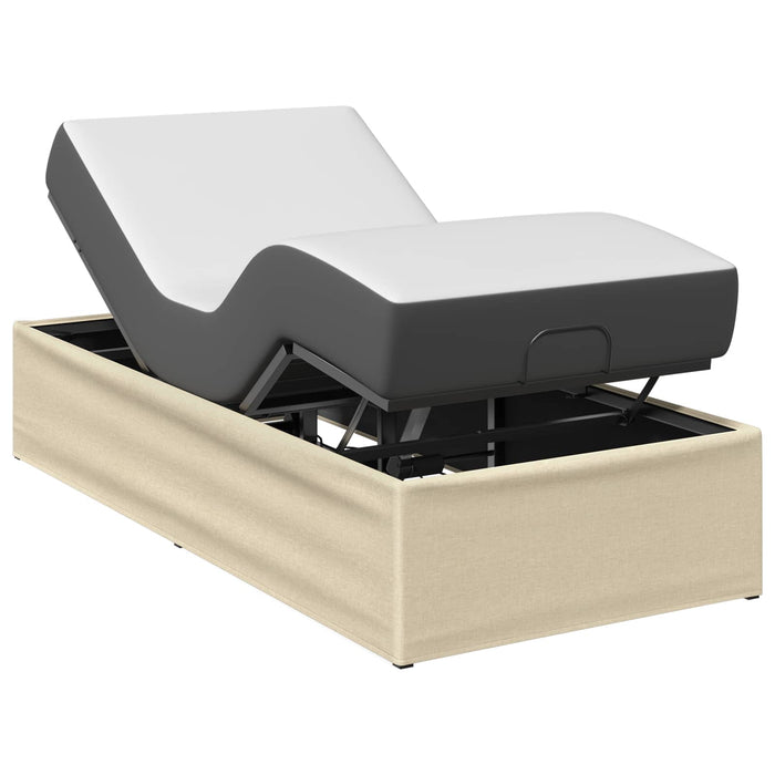 Cadru Electric Ajustabil pentru Pat Crem 200 x 100 x 33,5 cm WALTI