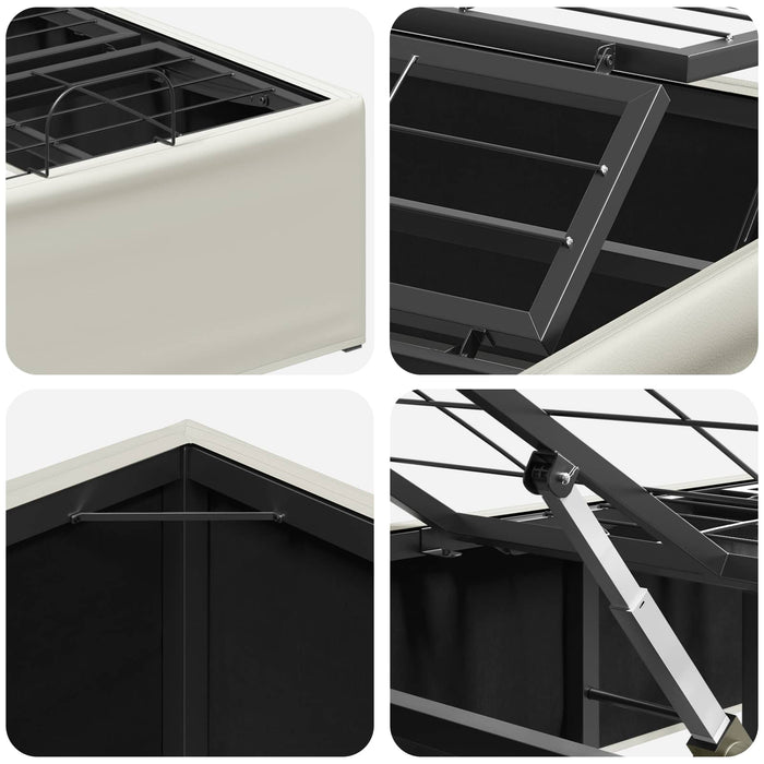 Cadru Electric Ajustabil pentru Pat Alb 200 x 100 x 33,5 cm WALTI
