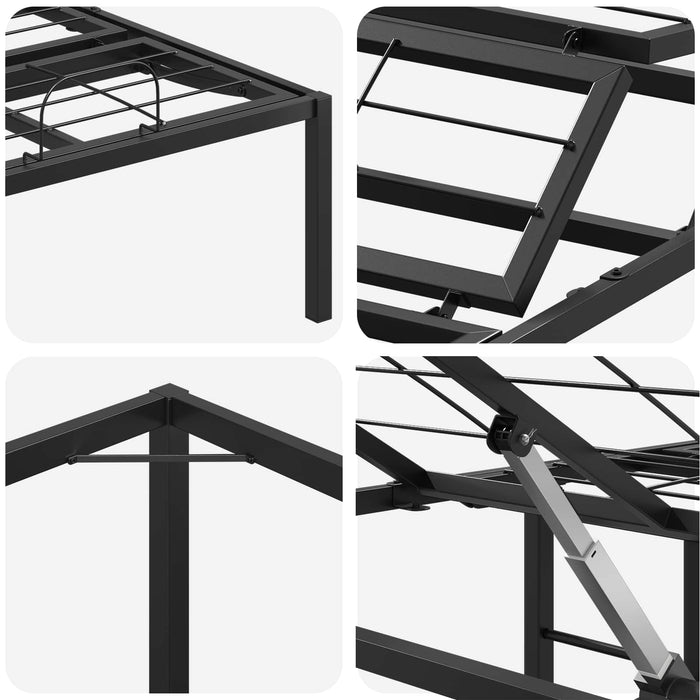 Cadru Electric Ajustabil pentru Pat Negru 200 x 80 x 33,5 cm WALTI