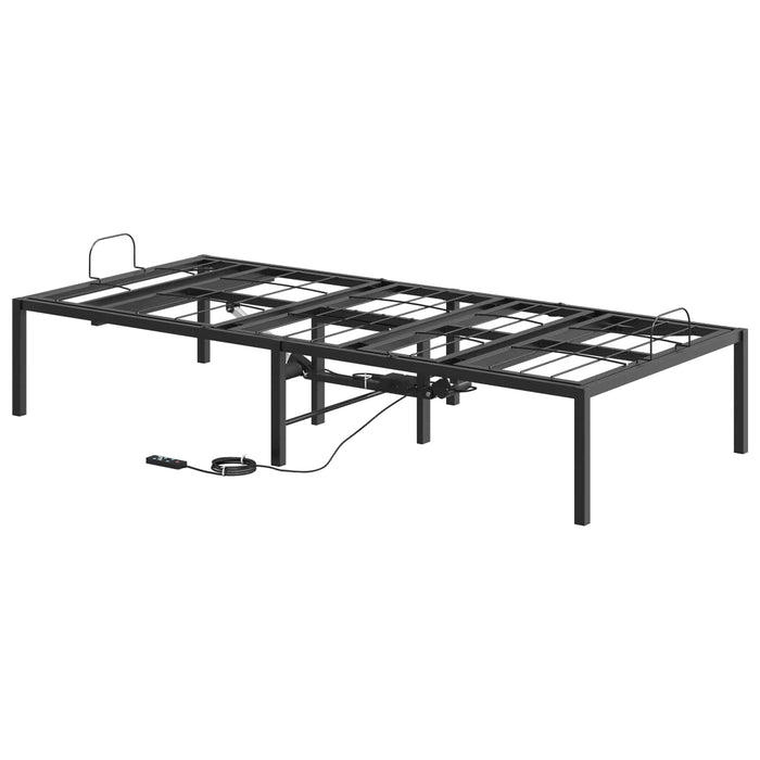 Cadru Electric Ajustabil pentru Pat Negru 200 x 80 x 33,5 cm WALTI