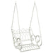 Bancă swinging Oțel 71 x 75 x 59 cm Alb Antic - WALTI WALTI