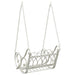 Bancă swinging Oțel 71 x 75 x 59 cm Alb Antic - WALTI WALTI