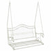 Bancă swinging Oțel 115 x 61 x 63 cm Alb Antic - WALTI WALTI