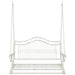 Bancă swinging Oțel 115 x 61 x 63 cm Alb Antic - WALTI WALTI