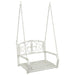 Bancă swinging Oțel 71,5 x 59 x 55 cm Alb Antic - WALTI WALTI
