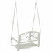 Bancă swinging Oțel 71,5 x 59 x 55 cm Alb Antic - WALTI WALTI