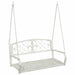 Bancă swinging Oțel 110,5 x 59 x 55 cm Alb Antic - WALTI WALTI