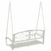 Bancă swinging Oțel 110,5 x 59 x 55 cm Alb Antic - WALTI WALTI