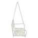 Bancă swinging Oțel 110,5 x 59 x 55 cm Alb Antic - WALTI WALTI