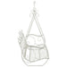 Bancă swinging Oțel 112 x 60 x 126,5 cm Alb Antic - WALTI WALTI