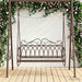 Bancă swinging Oțel 112 x 60 x 126,5 cm Maro Antic - WALTI WALTI