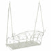 Bancă swinging Oțel 105,5 x 61 x 56 cm Alb Antic - WALTI WALTI