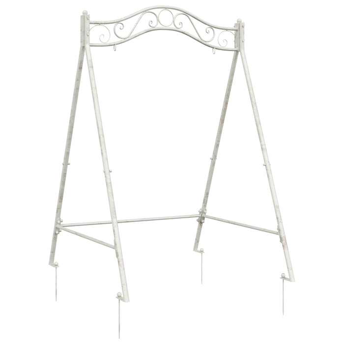 Cadru de Că swings Alb Antic 113 x 121,5 x 168 cm Oțel - WALTI WALTI