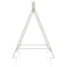 Cadru de Că swings Alb Antic 113 x 121,5 x 168 cm Oțel - WALTI WALTI