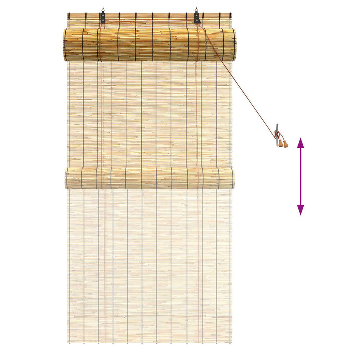 Rulou textil natural 80 x 160 cm Stuf - WALTI WALTI
