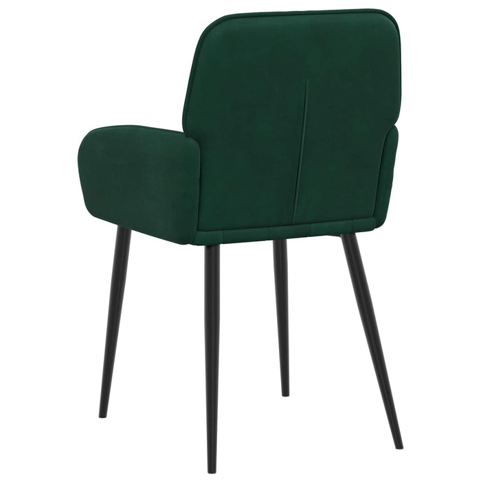 Scaune de dining 2 pcs Catifea Verde închis 57 x 50 x 85 cm WALTI