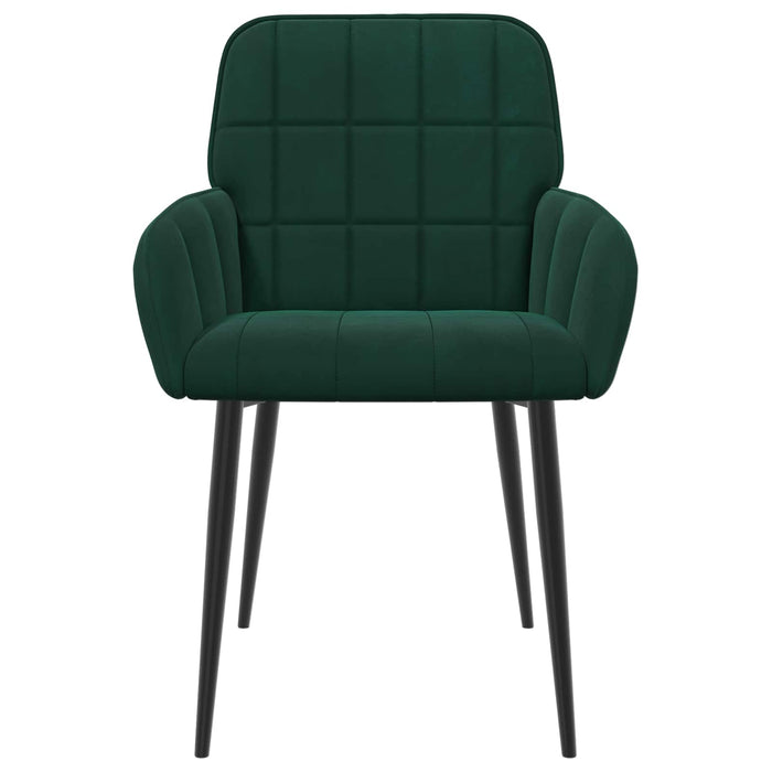Scaune de dining 2 pcs Catifea Verde închis 57 x 50 x 85 cm WALTI