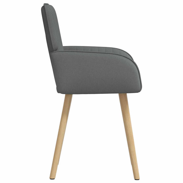 Scaune de dining 2 pcs Țesătură Gri închis 56,5 x 50 x 87,5 cm WALTI