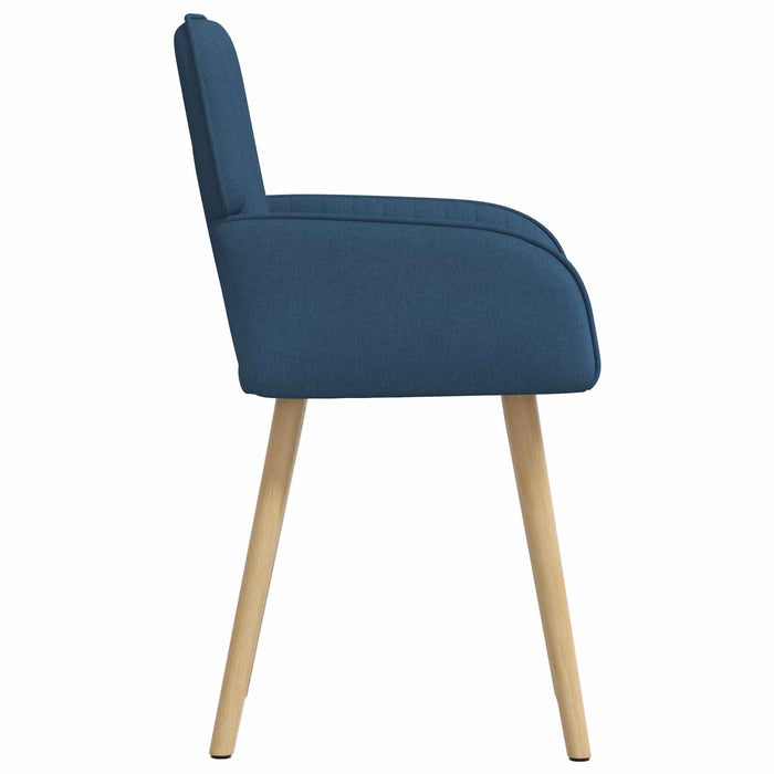 Scaune de dining 2 pcs Țesătură albastru 56,5 x 50 x 87,5 cm WALTI
