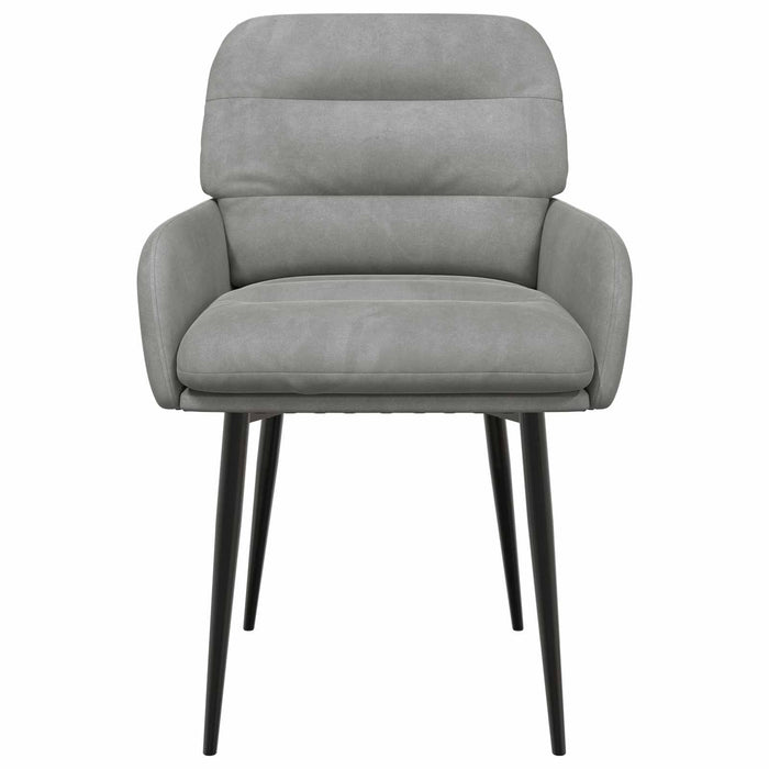 Scaune de dining 2 pcs Catifea Gri deschis 59 x 59,5 x 90 cm WALTI