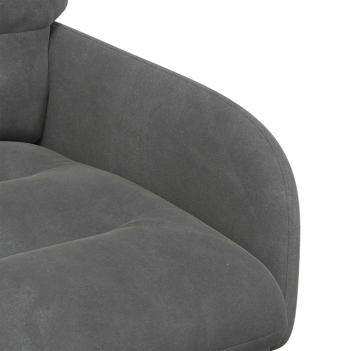 Scaune de dining 2 pcs Catifea Gri închis 59 x 59,5 x 90 cm WALTI