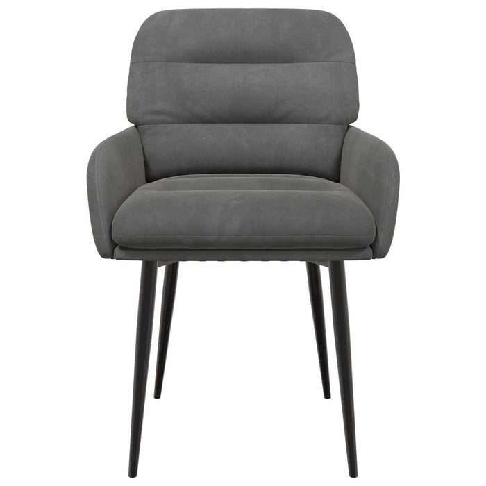 Scaune de dining 2 pcs Catifea Gri închis 59 x 59,5 x 90 cm WALTI