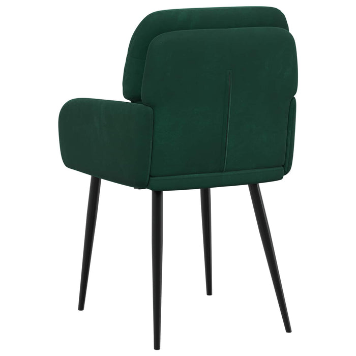 Scaune de dining 2 pcs Catifea Verde închis 59 x 59,5 x 90 cm WALTI