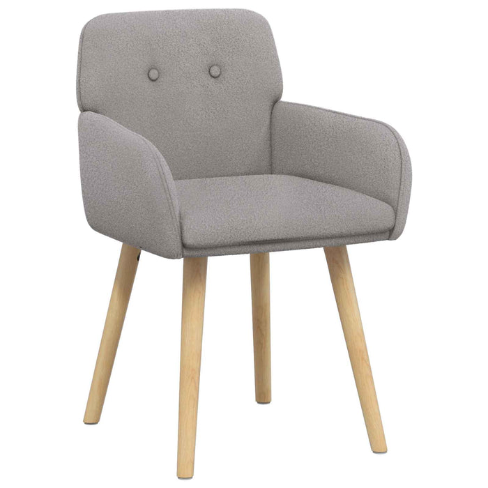 Scaune de dining 2 pcs Bouclé Gri deschis 59 x 57 x 85 cm WALTI