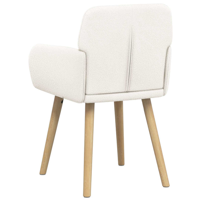 Scaune de dining 2 pcs Bouclé Crem 59 x 57 x 85 cm WALTI