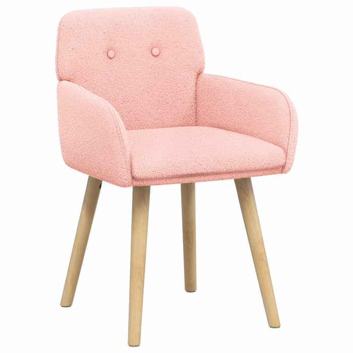 Scaune de dining 2 pcs Bouclé Roz 59 x 57 x 85 cm WALTI